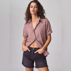 Aritzia - Denim Forum - The Jane Shirt in Gd Shadow Mauve - Size XS 🌼